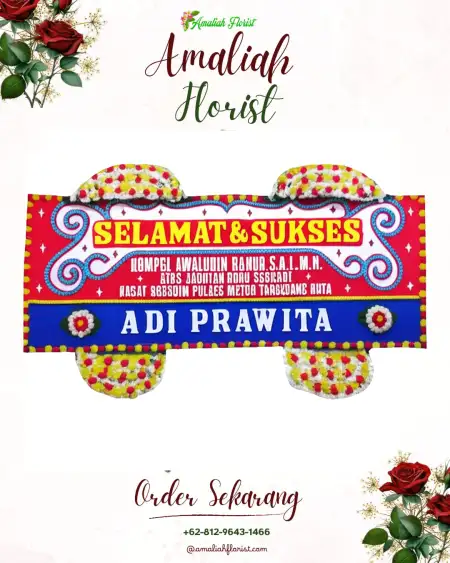 Papan Bunga Ucapan Selamat Nalumsari