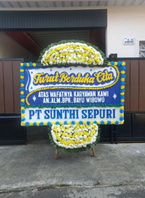 Papan Bunga Duka di Nalumsari